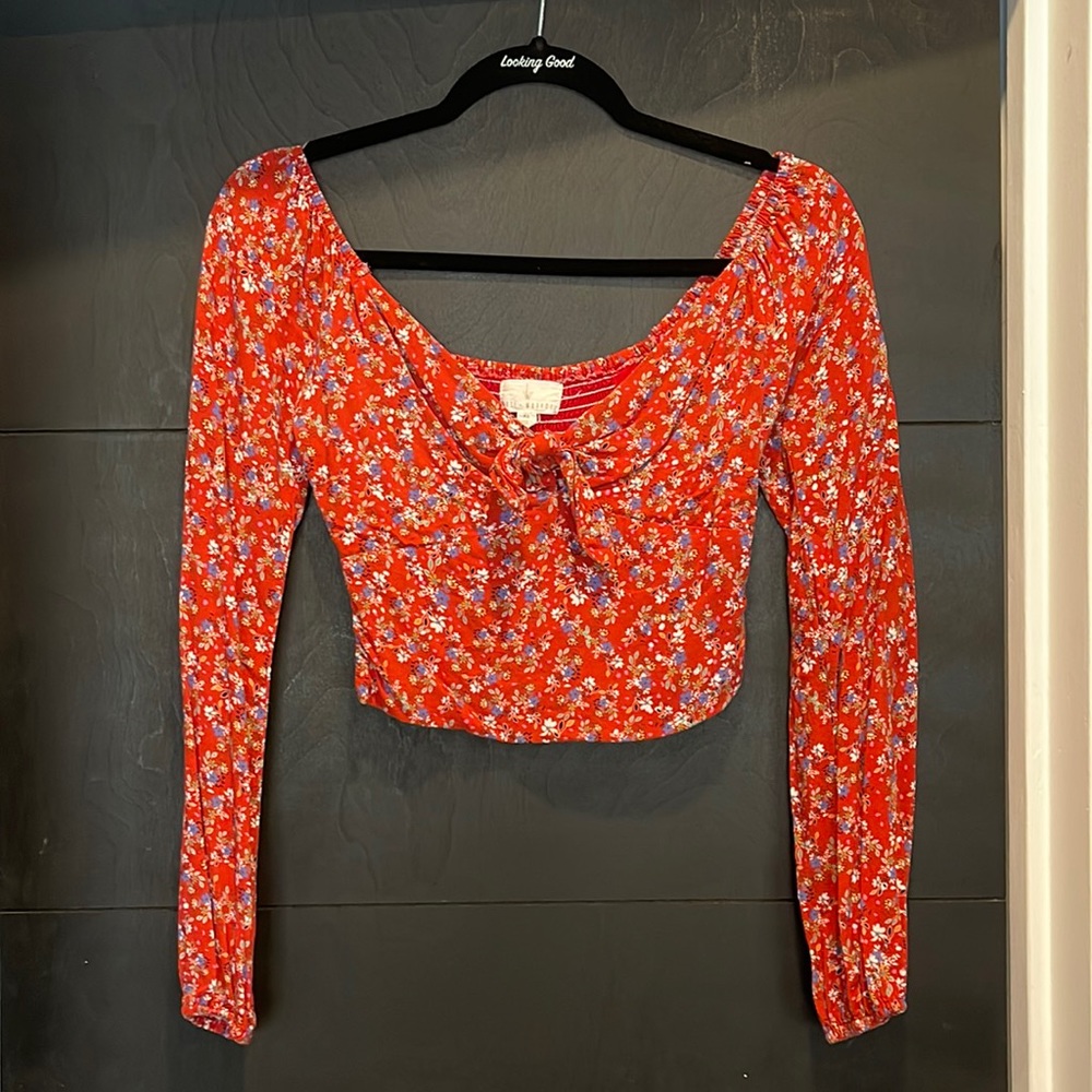 Lost + Wander Long Sleeve Crop Top